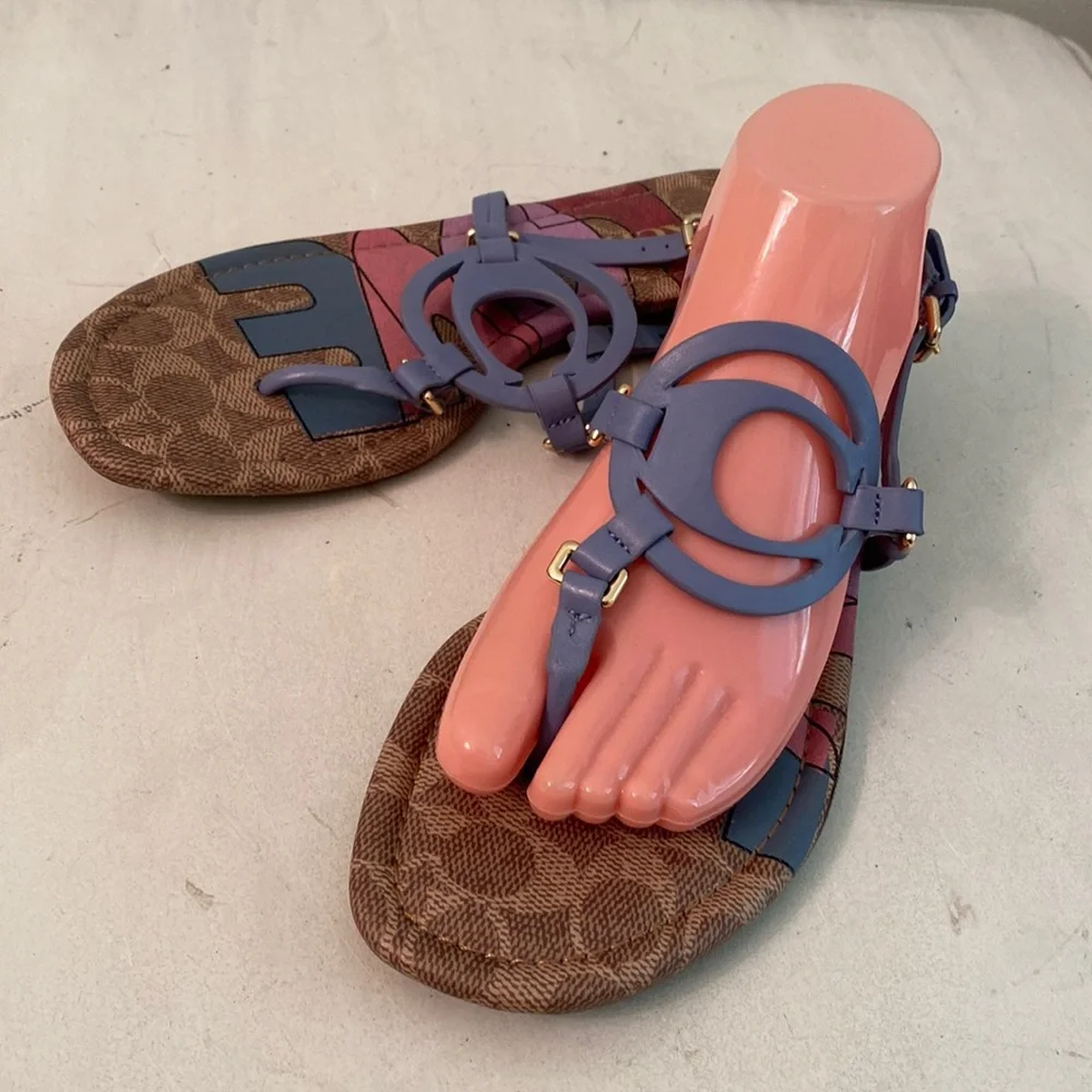 Coach Jeri flip flops